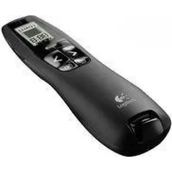 Pristatymo pultas Logitech R800 PRO, 2.4 GHz, 30 m, AAA, USB, juodas, Windows XP/Vista/7 (910-001350)