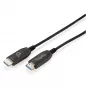 HDMI AOC hibridinis šviesolaidinis kabelis DIGITUS UHD 8K, 80 m