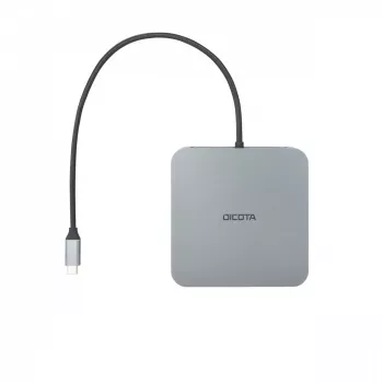 DICOTA D32057 USB-C stotelė 10000 Mbit/s sidabrinė