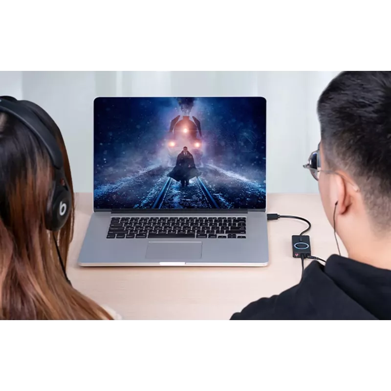 Vention CDRBF išorinė USB 2.0 garso plokštė, lizdas, garsumo valdymas, 48 kHz, 1 m
