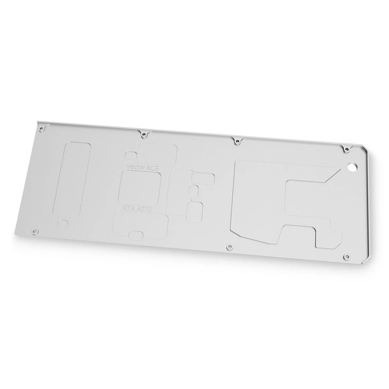 EK Water Blocks Nikeliuotas pilkas atraminis šoninis dangtelis EK-Quantum Vector XC3 RTX 3070