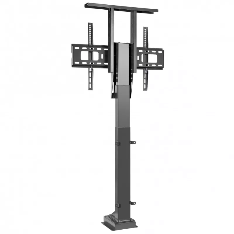 Maclean MC-866 elektrinis televizoriaus pakeliamasis laikiklis 37-65 colių (94-165,1 cm), nuotolinis valdymas, VESA iki 600×400, apkrova iki 50 kg, juodas