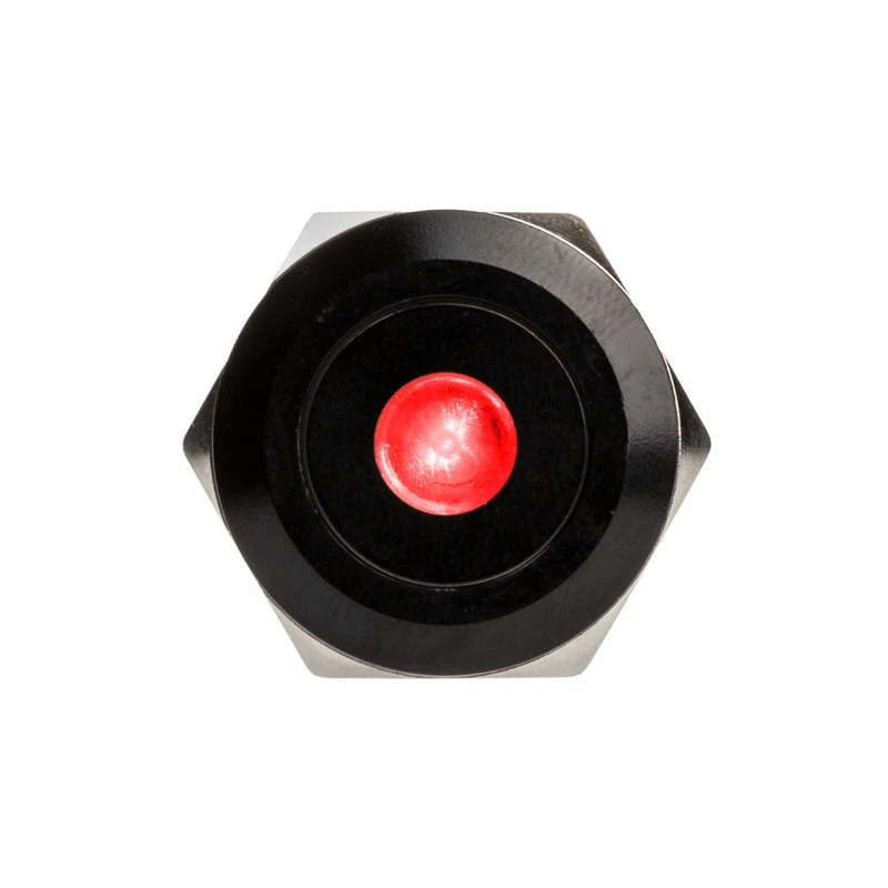 DimasTech vandal-proof push mygtukas 22 mm Blackline Dot RGB PD223