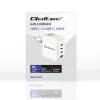 Kroviklis QOLTEC 51828 140W GaN 3×USB‑C PD + 1×USB‑A QC 3.0 – kelių prievadų greitasis kroviklis