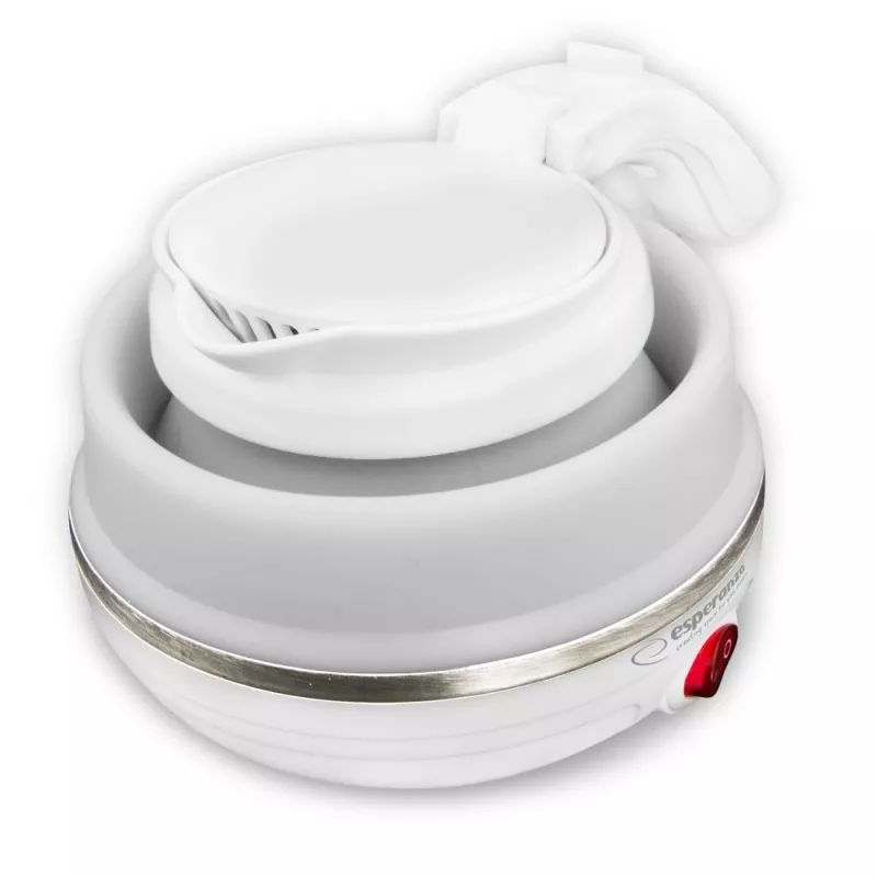 Elektrinis virdulys ESPERANZA EKK023 — 0,5 L, 750 W, baltas, silikonas & plastikas