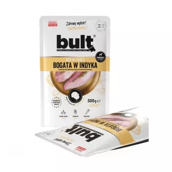 Šlapias šunų ėdalas BULT Rich in Turkey 100 g – pilnavertis konservuotas ėdalas suaugusiems šunims