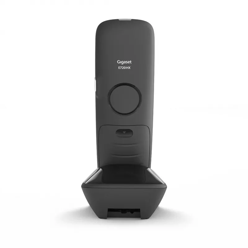 Gigaset E720HX analoginis/DECT telefonas su skambučio identifikavimu, juodas