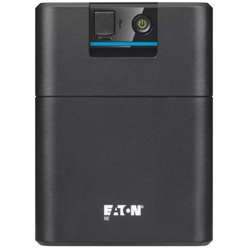Eaton 5E Gen2 700 nepertraukiamo maitinimo šaltinis (UPS) 0,7 kVA (360 W), 2 lizdai CEE 7/5, juodas