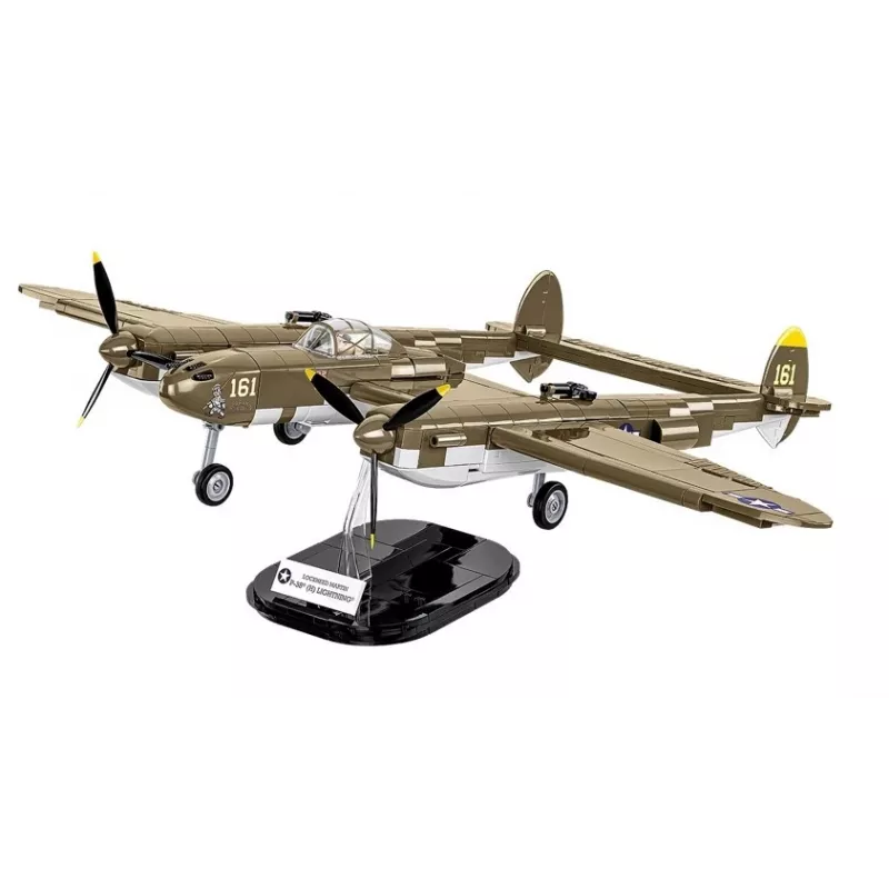 Cobi Building Blocks Lockheed P-38H Lightning rinkinys 5763 – konstruktorius, kolekcinis lėktuvo modelis