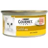 Purina Nestle Gourmet Gold - lašiša ir vištiena - šlapias ėdalas katėms - 85 g