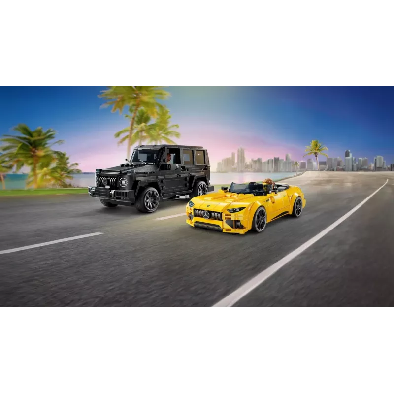 LEGO Speed Champions Mercedes-AMG G 63 & Mercedes-AMG SL 63 76924, Įvairiaspalvis