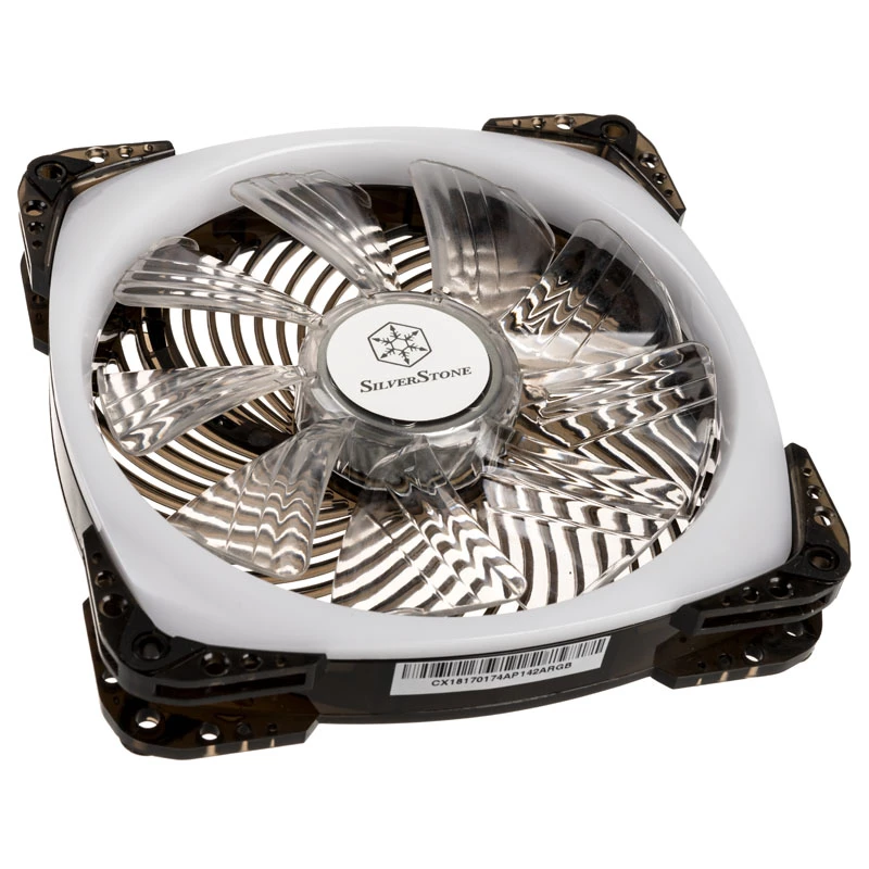SILVERSTONE SST-AP142-ARGB 140x140x25 mm ARGB PWM ventiliatorius kompiuterio aušinimui