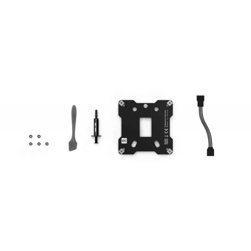 Alphacool 13851 šaltoji plokštė, akrilinė skaidri, 88x88x32,3 mm