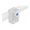 Termostatas DELOCK 66823, plastikinis korpusas IP20, 30 W, 250 V, 10 A, 43×60×33 mm, mėlynai pilkas