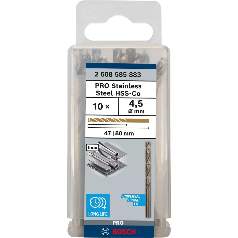 Gręžtuvų komplektas Bosch HSS Cobalt 2608585883 5-13 mm