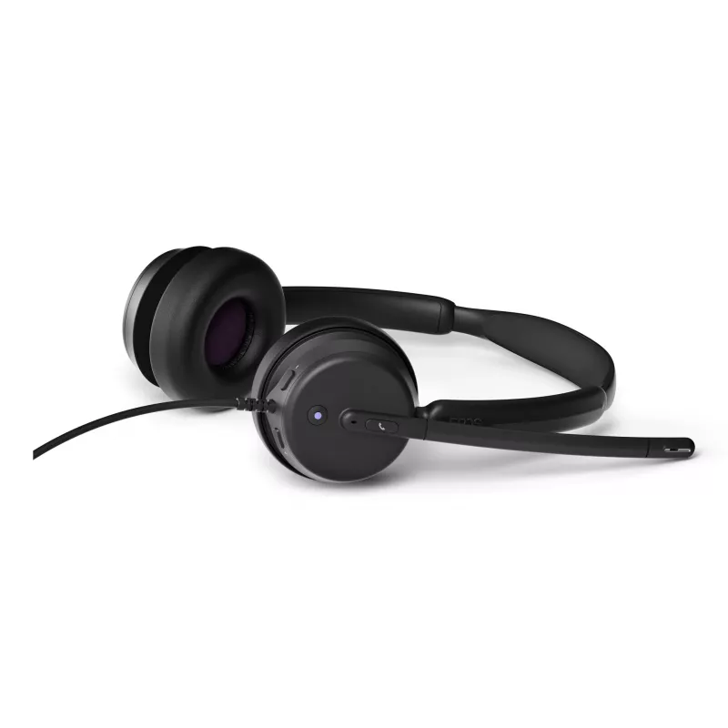 Ausinės EPOS Duo dvišalės, sertifikuotos Microsoft Teams, USB-C