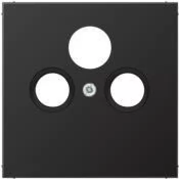 JUNG AL 2990 SAT D - juoda - aliuminis - matinis - standartinis - JUNG - EDA 302 F - GDA 313 F (AL2990SATD)