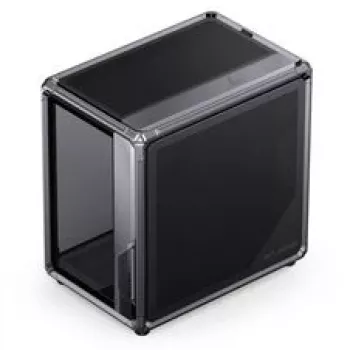 Korpusas Jonsbo X400, Midi-Tower ATX, grūdinto stiklo šoninis dangtelis, pilkas