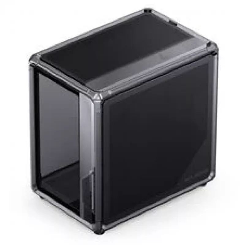 Korpusas Jonsbo X400, Midi-Tower ATX, grūdinto stiklo šoninis dangtelis, pilkas