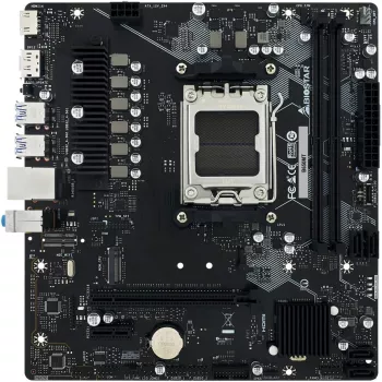 Pagrindinė plokštė BIOSTAR B650MT Micro ATX, AMD B650, Socket AM5, DDR5, 2x DIMM, 96GB, 1x M.2, 4x SATA III, Gigabit LAN