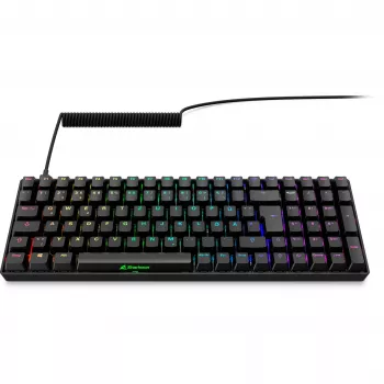 Sharkoon Skiller SGK50 S2 juoda DE-išdėstymas Gateron Yellow - klaviatūra