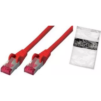 Tinklo kabelis ShiverPeaks BS75711-AR raudonas 1m