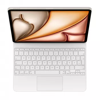 Apple Magic Keyboard su QWERTZ vokišku išdėstymu ir jutikliniu kilimėliu, baltas