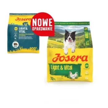 Sausas šunų ėdalas JOSERA Adult Light & Vital 3 kg — mažai kalorijų turintis pilnavertis suaugusių šunų ėdalas, vištiena, 29% baltymų