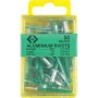 Nerūdijančio aliuminio aklinė kniedė c.k tools T3819A 412 Ø3,15 mm, pakuotė 50 vnt.