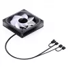Kompiuterio ventiliatorius Jonsbo ZA-120 Reverse Blade PWM ARGB 120mm Juodas