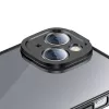 Baseus blizgus permatomas dėklas ir grūdintas stiklas iPhone 14 Plus (juoda)