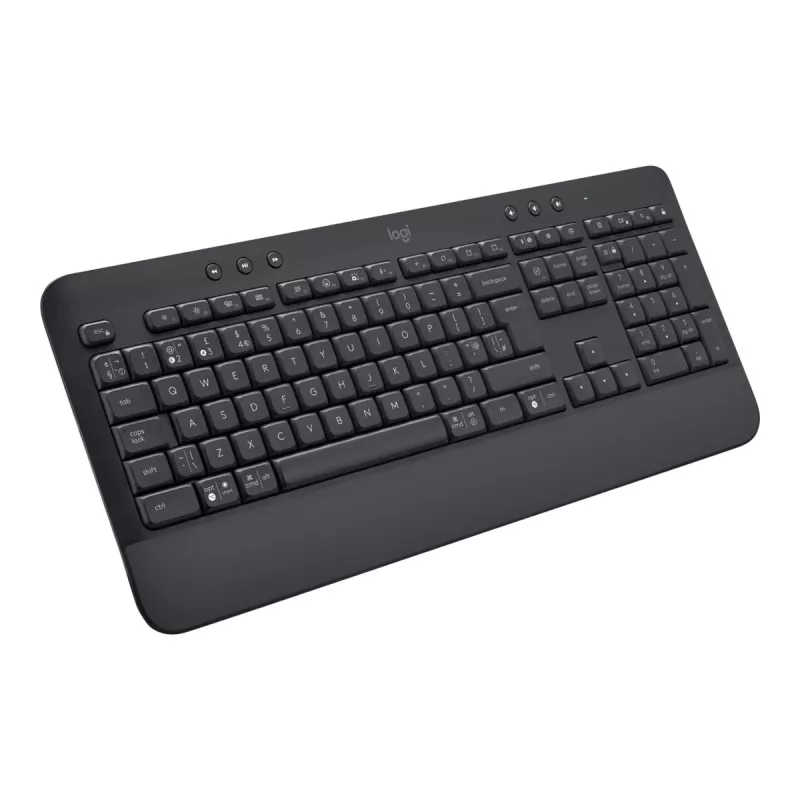 Logitech Signature K650 - belaidė klaviatūra - Bluetooth 5.1 - QWERTZ - švediška - grafito spalva
