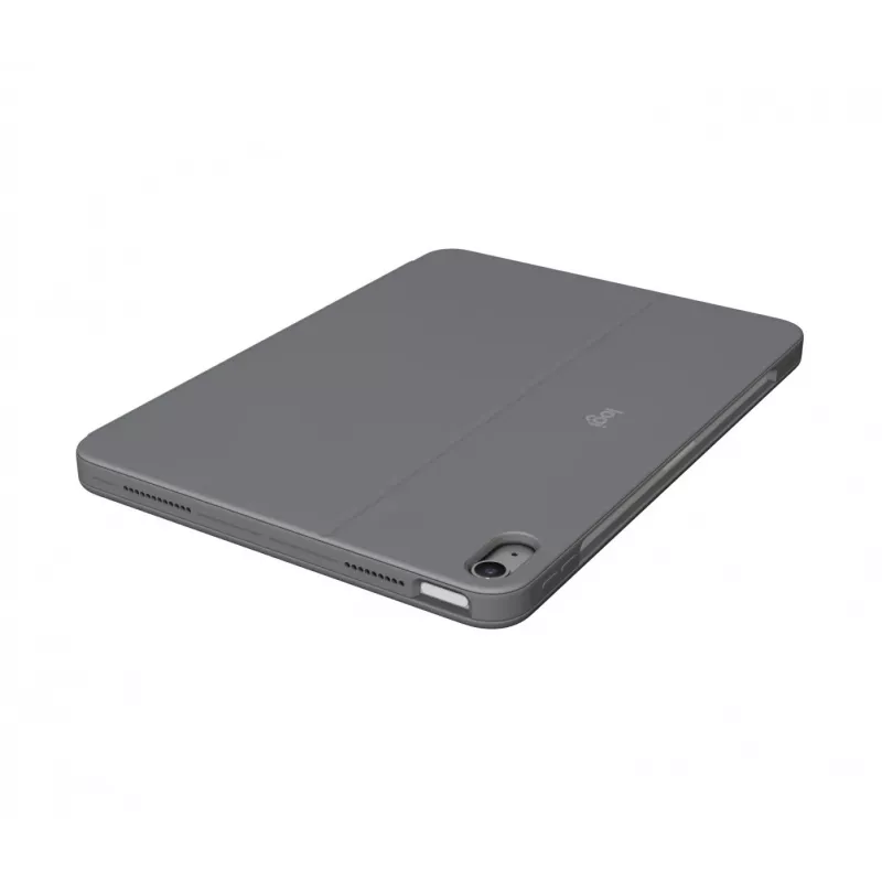 Logitech Combo Touch klaviatūros dėklas QWERTY US International pilka su valdymo kilimėliu