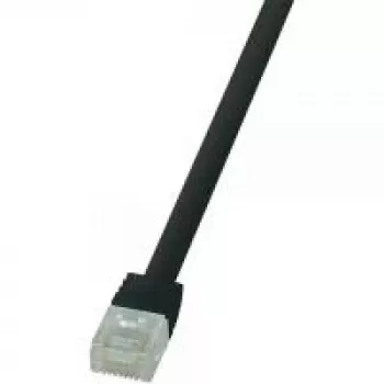 Tinklinis kabelis LogiLink 5 m Cat6 RJ45 juodas U/UTP