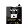microSD High Endurance atminties kortelė 64GB C10 A1 U1 V30 100/35MB/s LEXAR