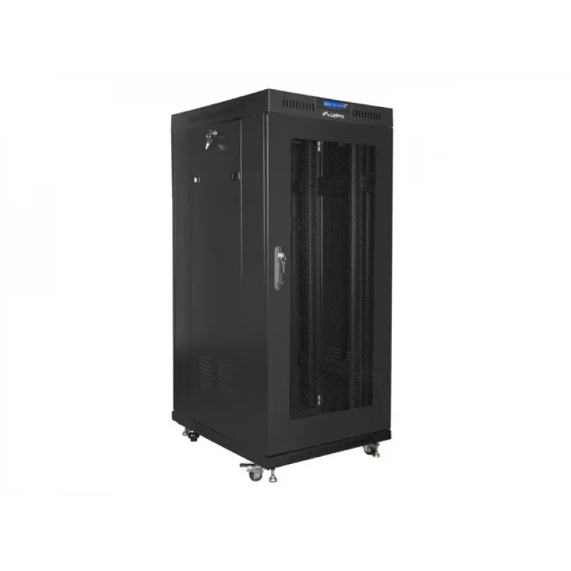 Laisvai pastatomas serverio stovas Lanberg FF01-8822-23BL 22U 1200kg Juodas
