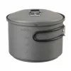 ESBIT Cookset su alkoholio degikliu, aliuminis 1,5 L, Ø15,4 cm, H115 mm, juodas