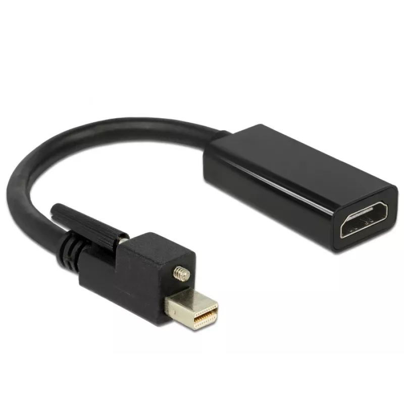 Vaizdo kabelio adapteris DeLOCK 62640 Mini DisplayPort į HDMI 0,25 m juodas