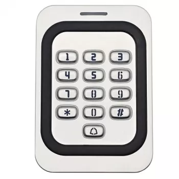 Hismart TV993550 – daugiafunkcinė klaviatūra su kortelių skaitytuvu ir valdikliu, 125 KHz EM / 13.56 MHz Mifare, Wi-Fi, Tuya
