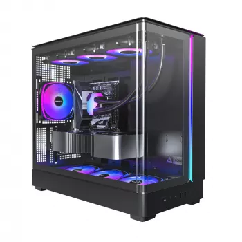 Korpusas Montech KING 15 PRO Black – micro ATX / Mini-ITX midi tower