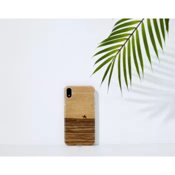 Apsauginis dėklas iPhone XR man and wood terra white