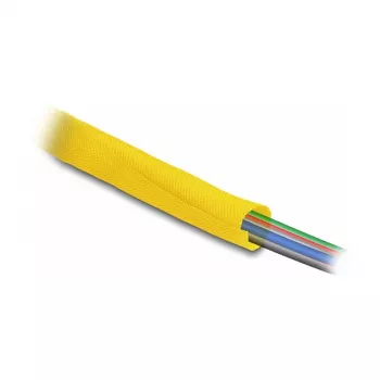 DeLOCK Woven Sleeve savaiminio užsidarymo karščiui atspari 2 m x 10 mm geltona