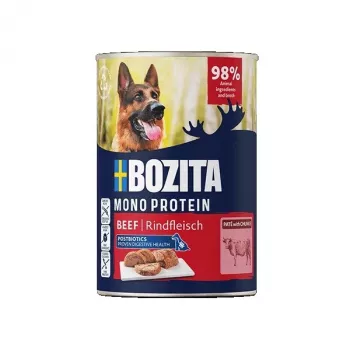 BOZITA Monoprotein Pate Beef - šlapias šunų ėdalas - 400g