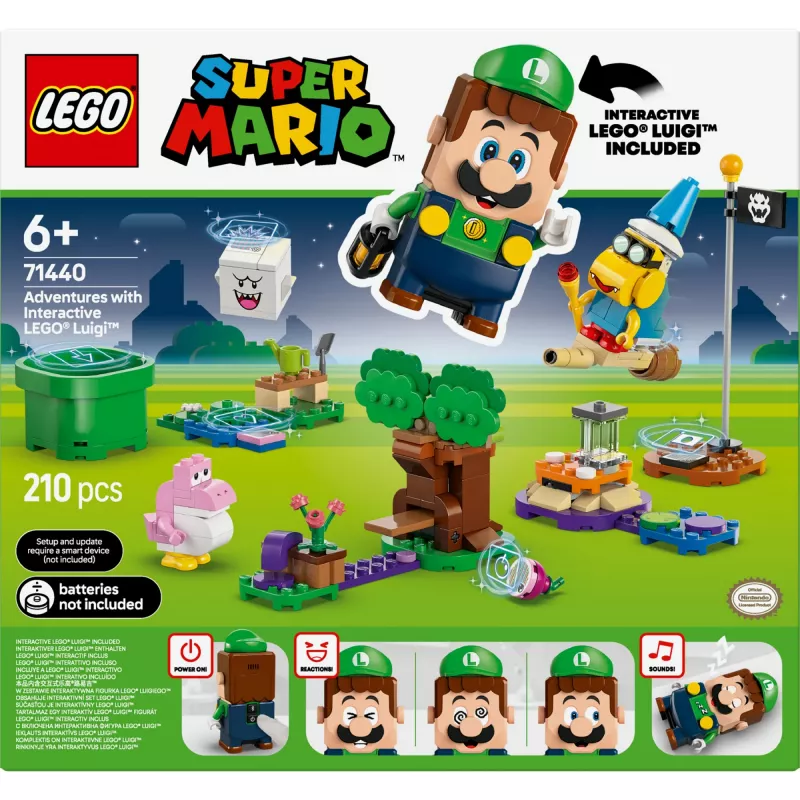 Konstrukcinis žaislas LEGO 71440 Super Mario interaktyvi LEGO Luigi figūrėlė