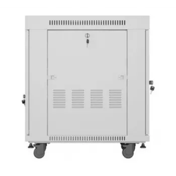 Laisvai pastatomas serverio spintos korpusas LANBERG FF01-6815-12SL 15U, 600×800×922 mm, 1200 kg, IP20, pilkas