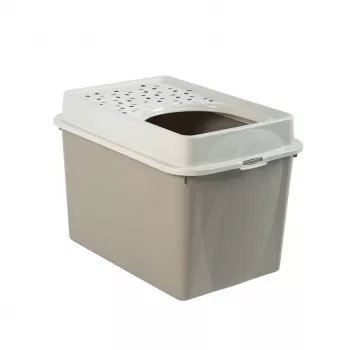 rotho Berty Eco Cappuccino katės tualetas – technopolimeras, 50 L, 572×393×404 mm, be BPA, 1 kg