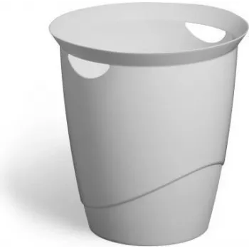 Dėžė atliekoms apvali plastikinė pilka Durable 776010