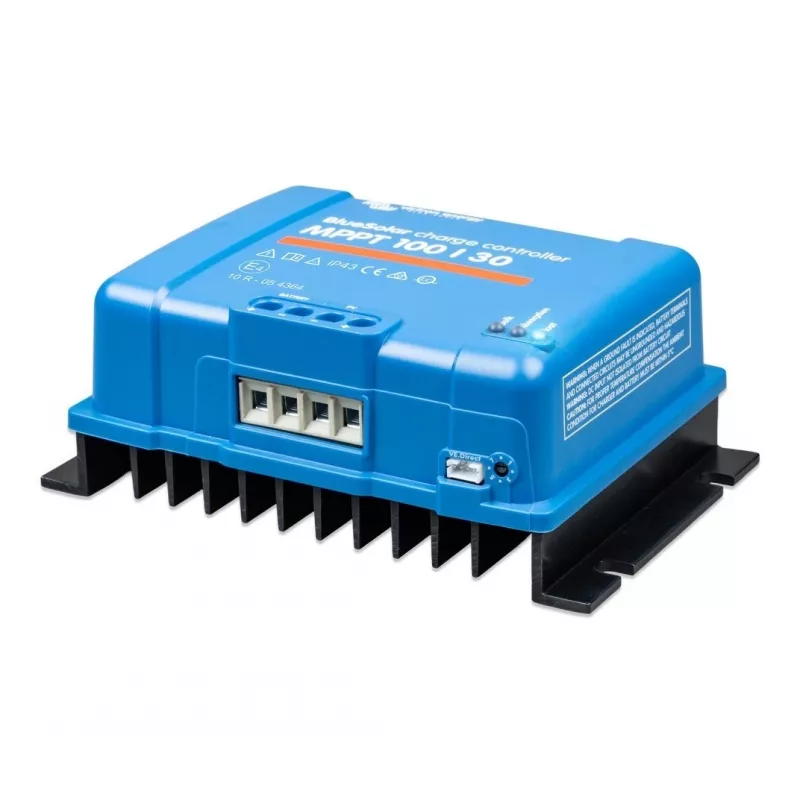 MPPT Saulės įkrovos valdiklis Victron Energy BlueSolar 100/30 — 30A, 100V maks. PV
