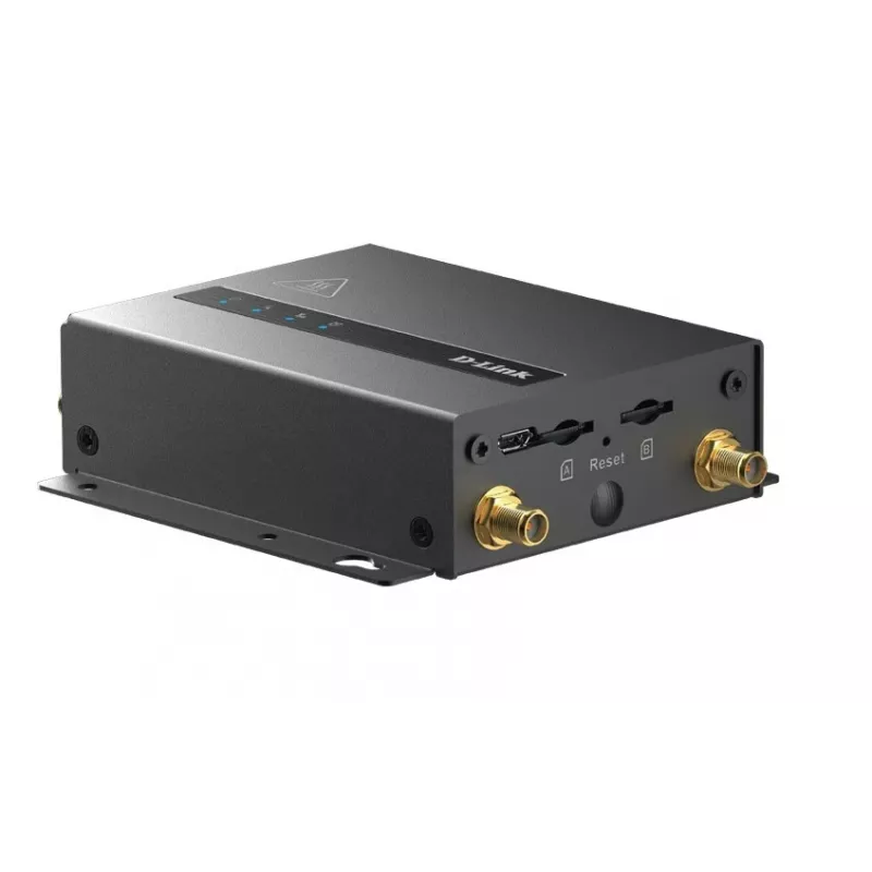 D-Link 5G M2M VPN PoE+ modeminis maršrutizatorius, RJ45, išorinė antena, IEEE 802.3at, juodas, 48–57 V, -30–70 °C