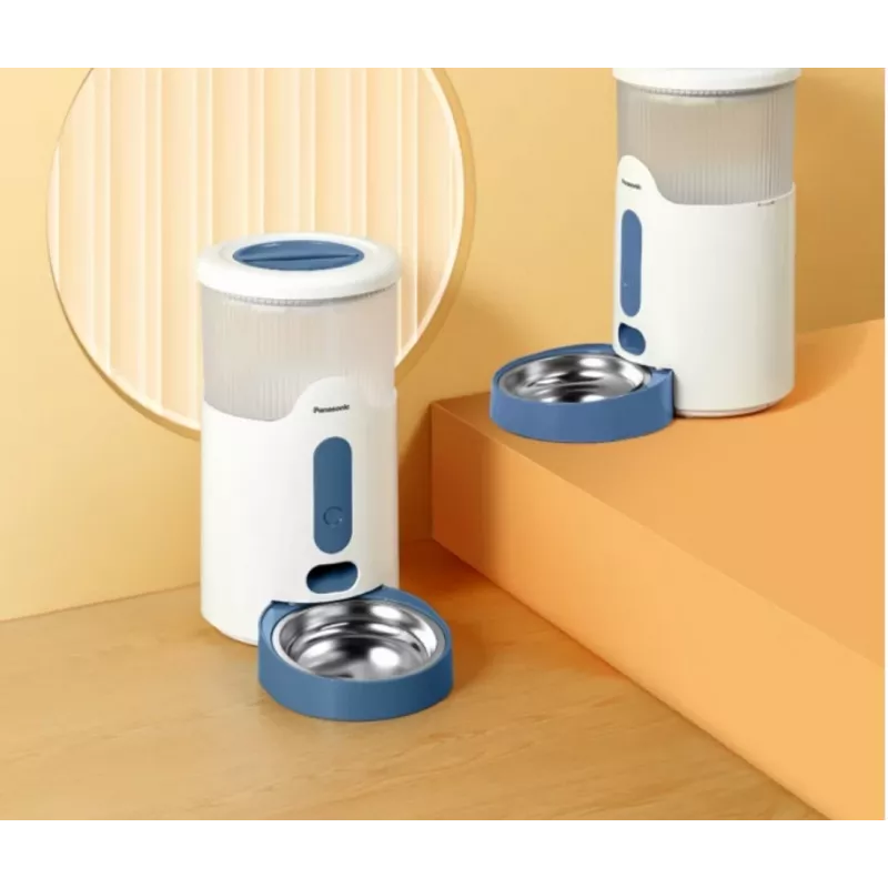Panasonic CP-JNF01CW automatinis šėrimo ir girdymo įrenginys šunims ir katėms, plastikas, nerūdijantis plienas, baltas